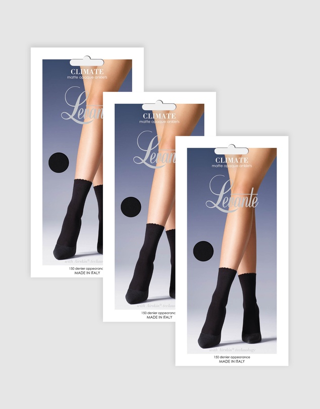 Levante - 3 Pair Pack Climate Anklet