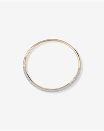 Michael Hill - Pavé Hinge Bangle in 18kt Vermeil