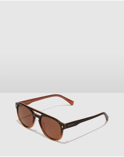 Hawkers Co - HAWKERS - Polarized Black Brown DIVER Sunglasses for Men and Women UV400