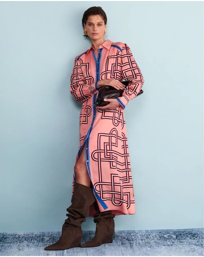 Sportscraft - Rhodes Long Sleeve Shirt Dress