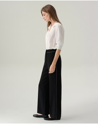 IDA+S - Dahlia Pleated Button Down Blouse