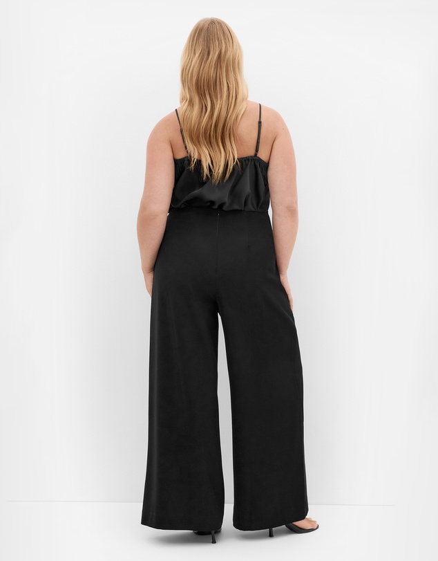 City Chic - Plus size Francesca Wide Leg Pant - black
