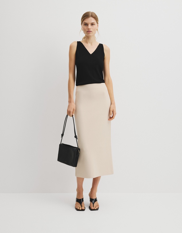 Country Road - Textured Knit Skirt