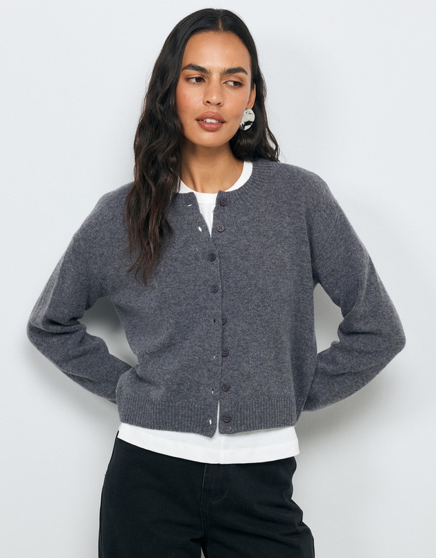 AERE - Sadie Merino Wool Cardigan