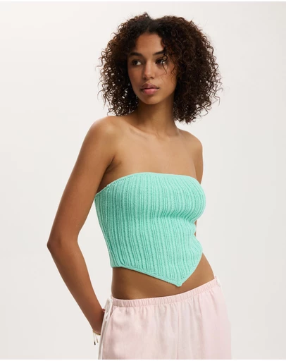 Cotton On - Textured Knit Bandeau