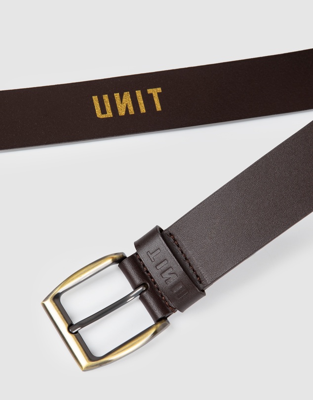 UNIT - UNIT Mens Fortitude Leather Belt