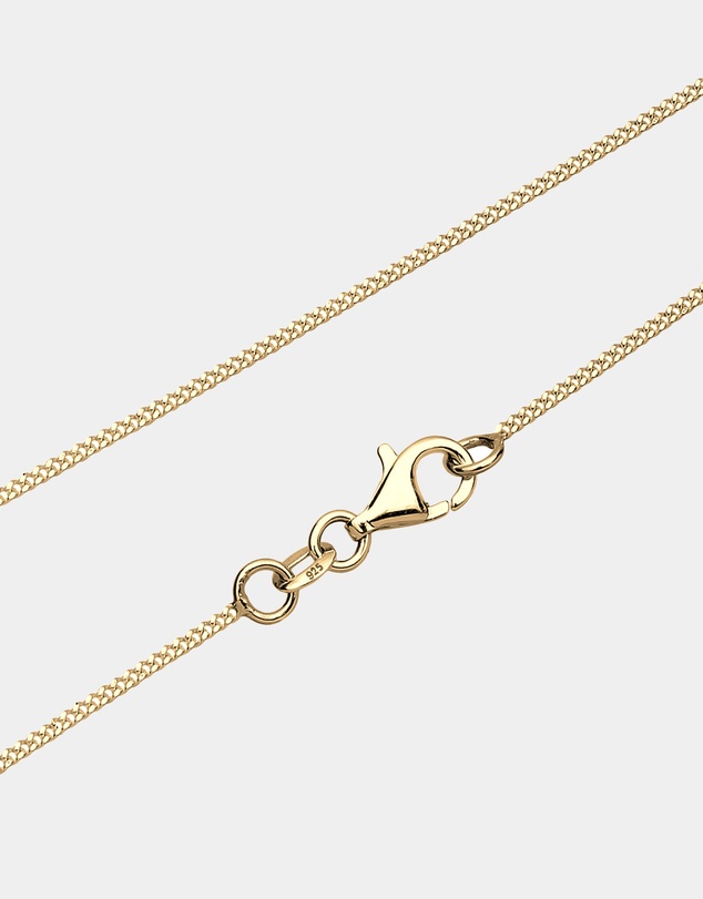 Elli Jewelry - Necklace Crystal Heart 925 Sterling Silver Gold-Plated