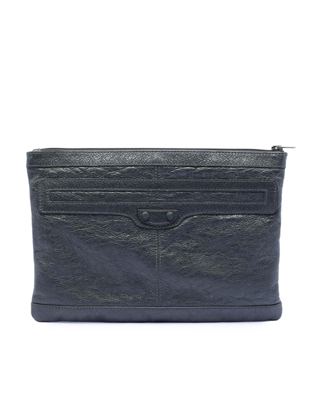 Pre-Loved by Azura Reborn - Pre-Loved Lambskin Motocross Classic Clip M Clutch