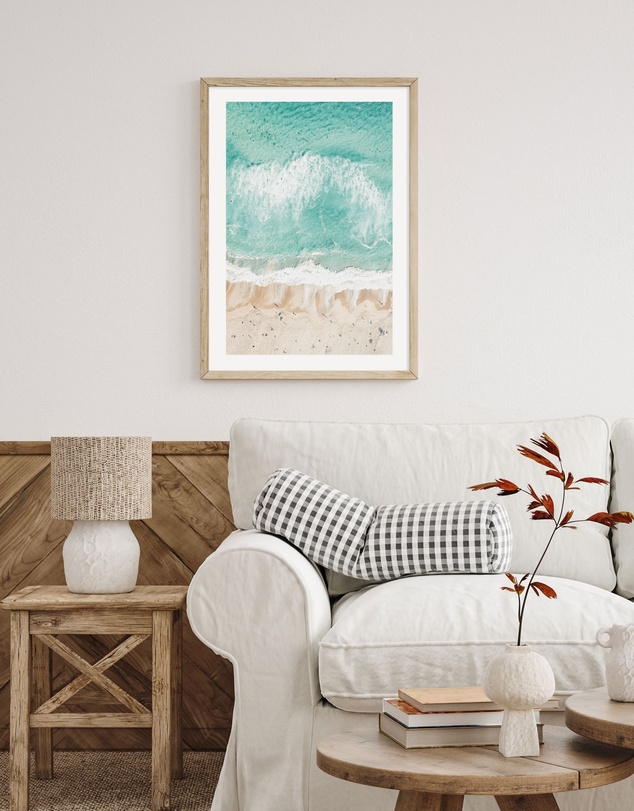 Olive et Oriel - Sand to Sea Bondi Art Print