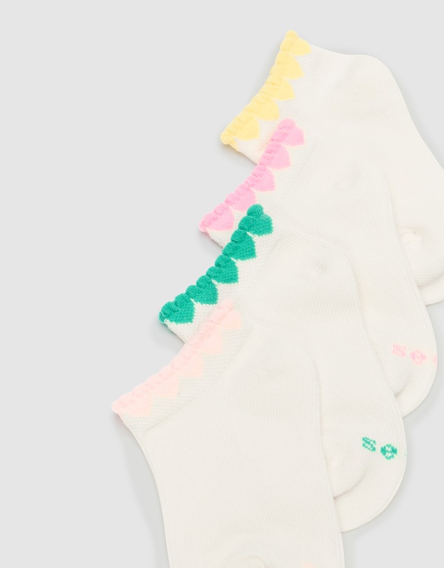 Seed Heritage - Heart Ankle Sock 4 Pack