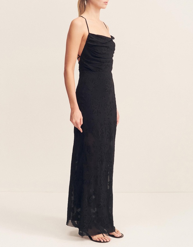 Shona Joy - Bowery Lace Back Bias Maxi Dress