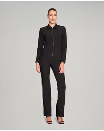 Love and Nostalgia - Motor Running Zip Jacket - Black