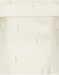 ROTATE - Beaded Satin Mini Dress