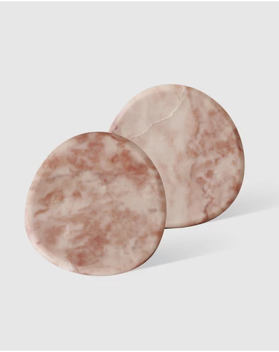 Black Blaze - Stone Coaster Set