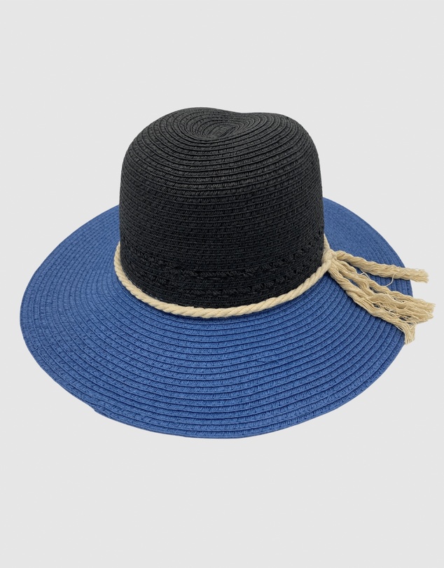 Jacaru - Jacaru 1870 Black & Blue Ladies Hat