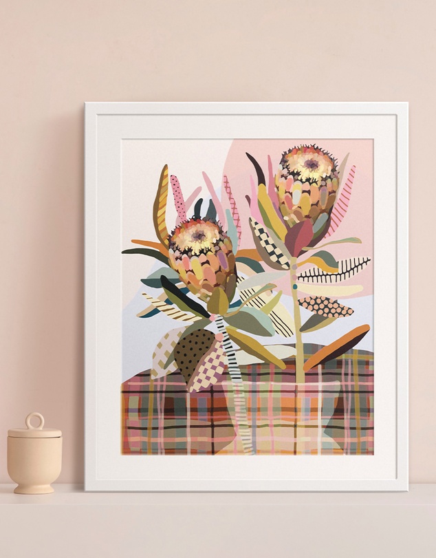 Journey Of Something - Paint by Numbers - Two Proteas