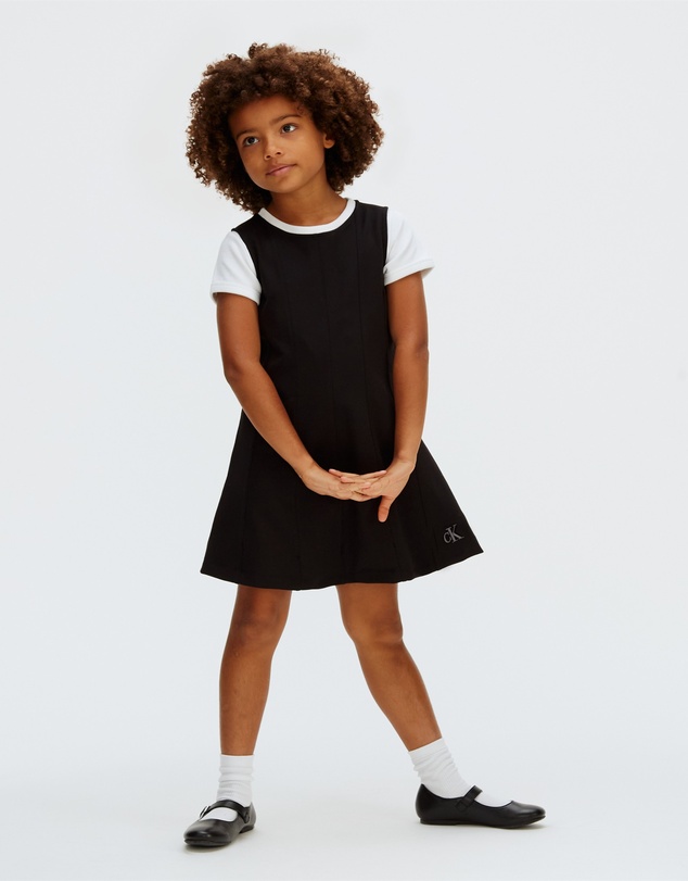 Calvin Klein Jeans - Girls Seamed Punto Milano Dress
