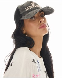 THE TALES - Destroyed Art Department Black Trucker Cap