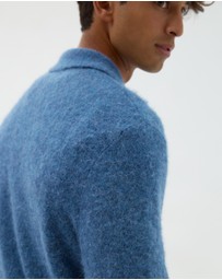 AERE - Brushed Alpaca Blend Knit Polo