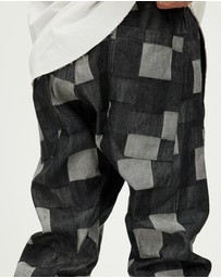Surrounded By Ghosts - The Vanadium Denim Drawstring Pants
