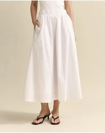 MVN - Cotton Midi Skirt