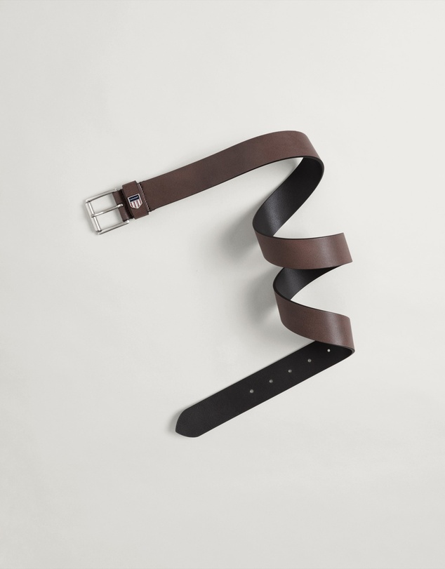 Gant - Retro Shield Leather Belt