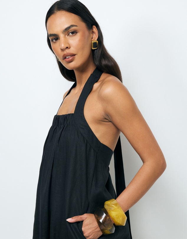 AERE - Dovie Linen Maxi Dress