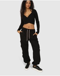 Belle & Bloom - Perfect Match Cargo Trackpants