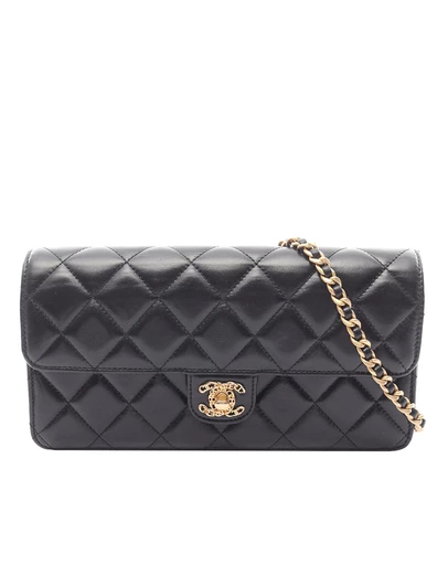 Pre-Loved by Azura Reborn - Pre-Loved CC Quilted Lambskin East West Single Flap