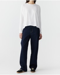 Bassike - Circle Long Sleeve T-Shirt