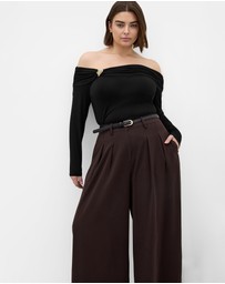 City Chic - Buckle Detail Top