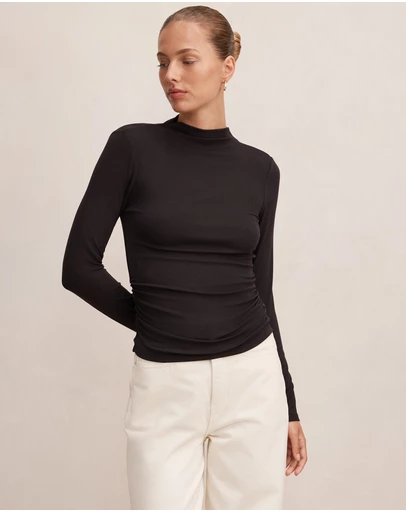 Forever New - Josette Mock Neck Long Sleeves Top