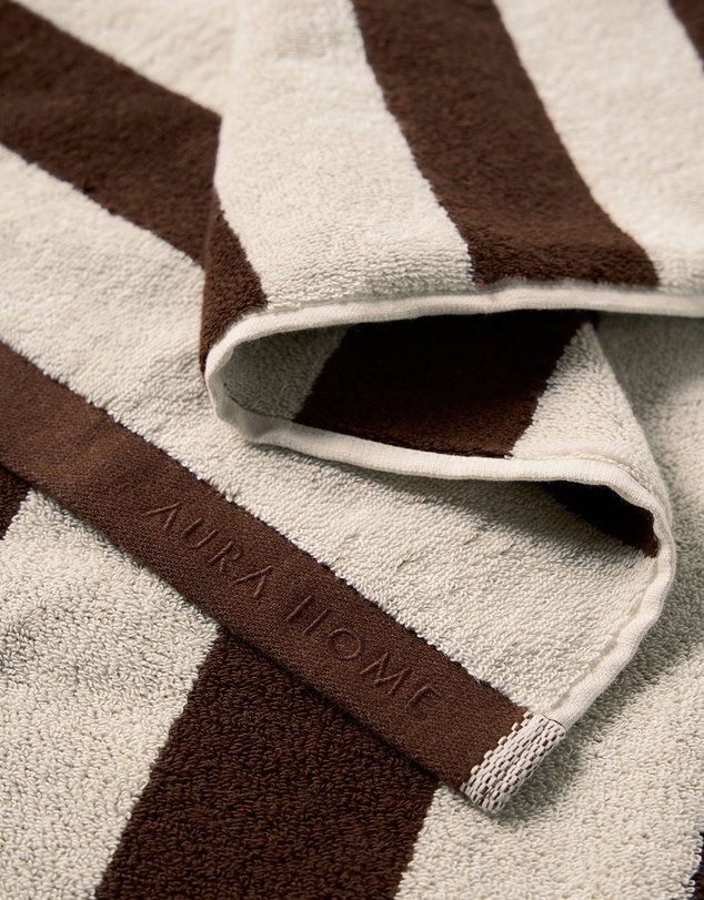 Aura Home - Riviera Stripe Bath Towel