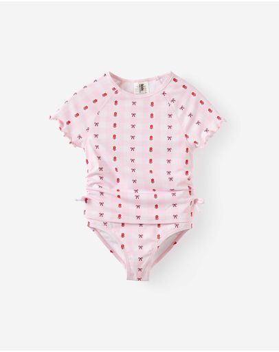 BALLET PINKFLORAL GINGHAM