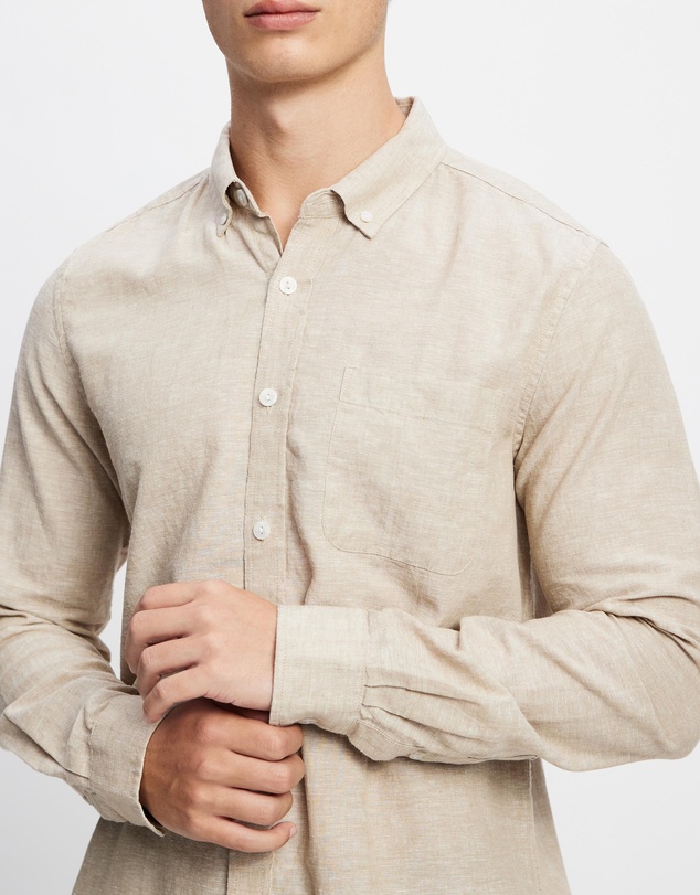 Staple Superior - Hamilton Linen Blend LS Shirt