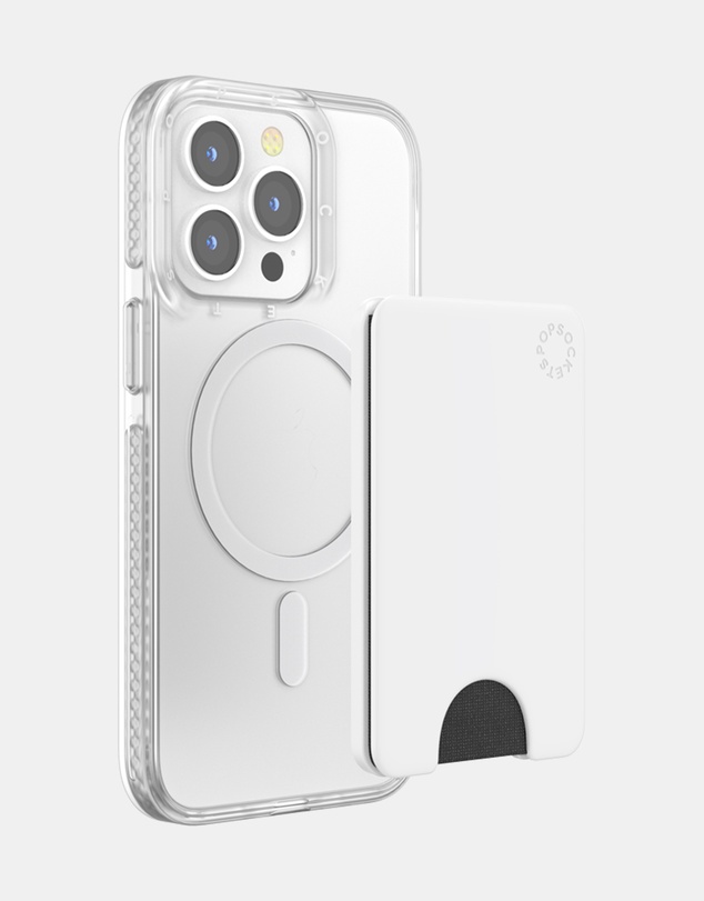 PopSockets - PopWallet MagSafe Phone Wallet Card Holder  + Magnetic Adapter Ring