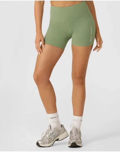 Lorna Jane - Lotus No Chafe Phone Pocket 12cm Bike Shorts