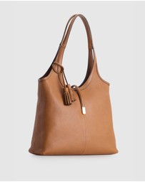 Evity - Maisy Leather Tassel Tote Bag