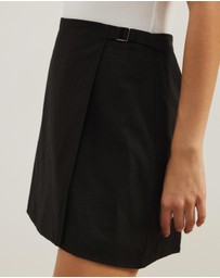 Atmos&Here - Zadie Mini Wrap Buckle Skirt