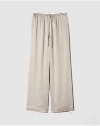& Other Stories - Drawstring Satin Trousers
