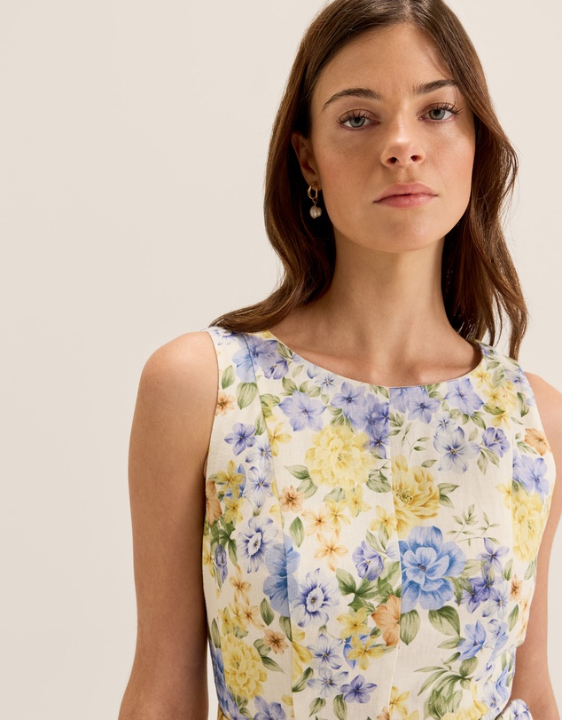 Review - Elba Floral Panelled Dress