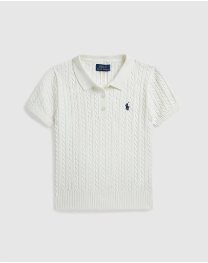 Polo Ralph Lauren - Mini-Cable Cotton Polo Sweater - Babies-Teens