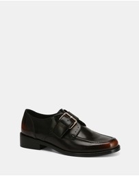 Wittner - Fredi Leather Monk Strap Loafers