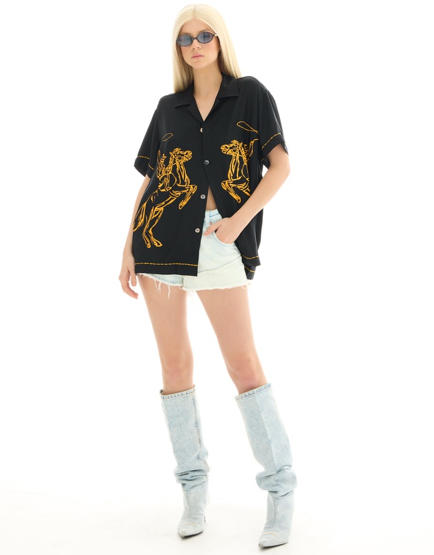 THE TALES - Cowboy Silk Shirt