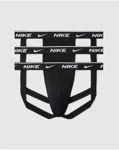 Nike - 3-Pack Dri-FIT Essential Cotton Stretch Jock Strap