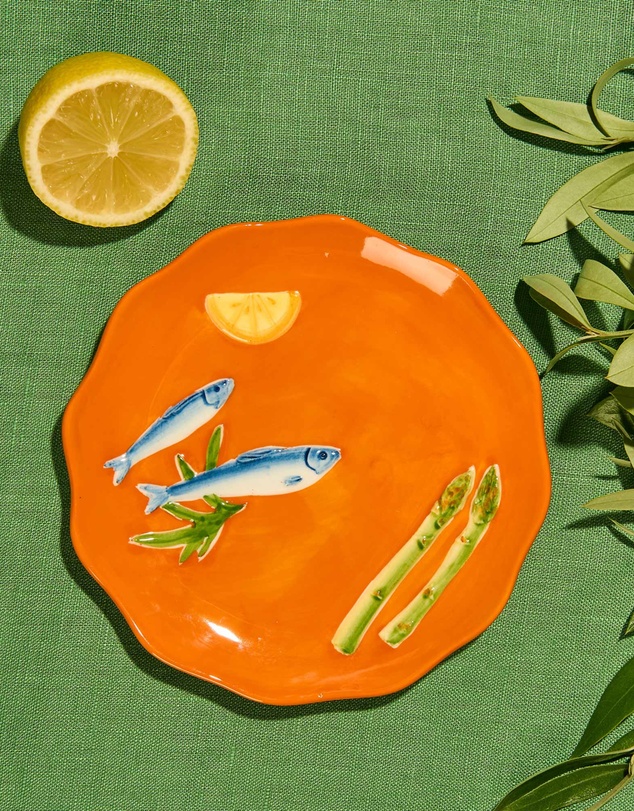 La La Land - Seaview Stoneware Sardines Plate