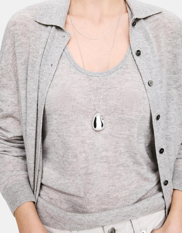 ARKET - Silver-Plated Pendant Necklace