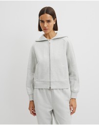 Country Road - Australian Good Earth Cotton Zip Through Hooded Sweat