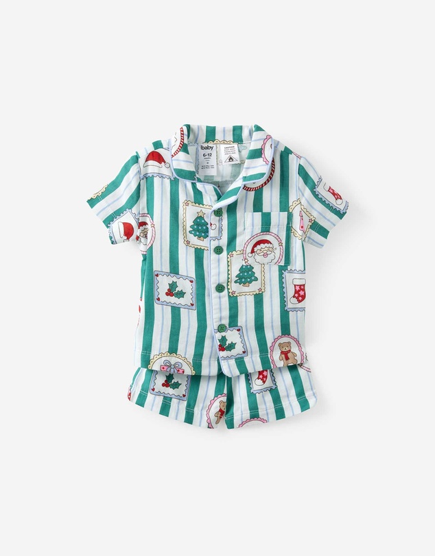 Cotton On Kids - Baby Woven Family Christmas Pj Set