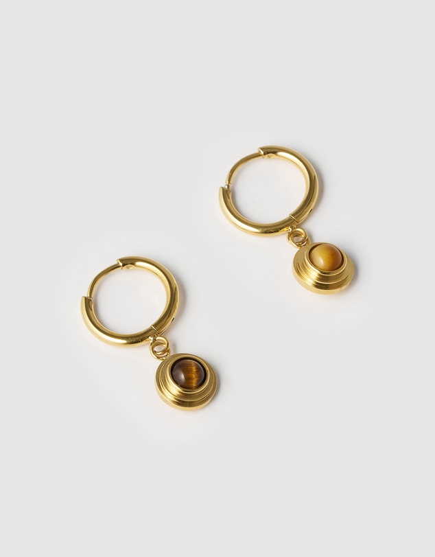 Arms Of Eve - Asher Earrings - Tiger's Eye